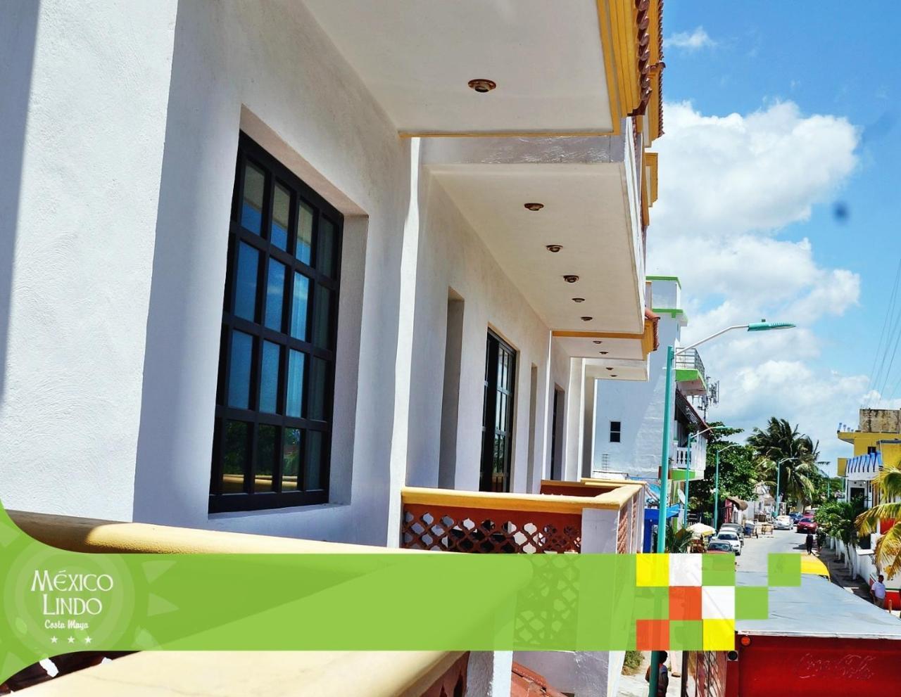 Hotel Mexico Lindo Mahahual Exterior foto